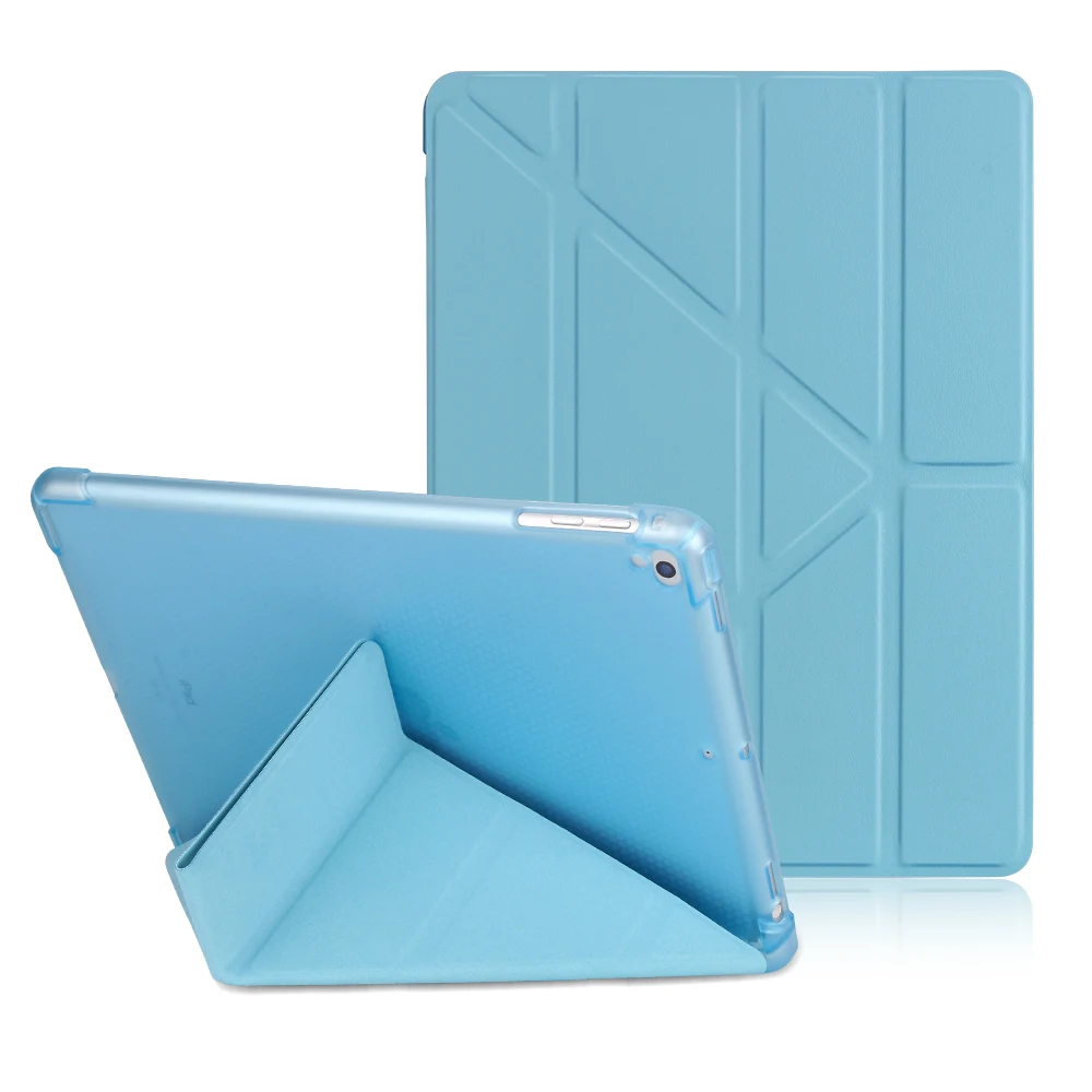 Кожаный чехол для ipad 9,7, умный чехол для ipad Air 2 1 5 6 Pro 9,7, силиконовый чехол для ipad 6 поколения с держателем для карандашей