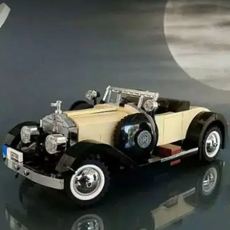 Креативные автомобили мечты классические Rolls-Royce благородный винтажный автомобиль MOC строительство boock Модель Кирпичи игрушки для мальчиков подарки коллекция