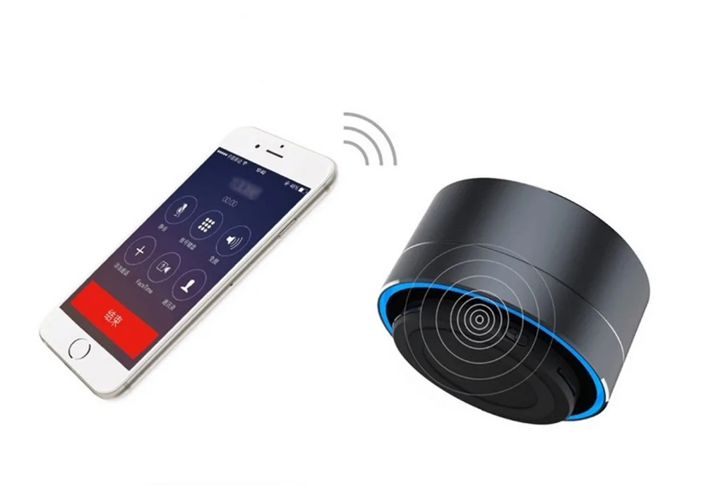 A10 беспроводной bluetooth динамик металлический Мини Портативный звук с микрофоном TF