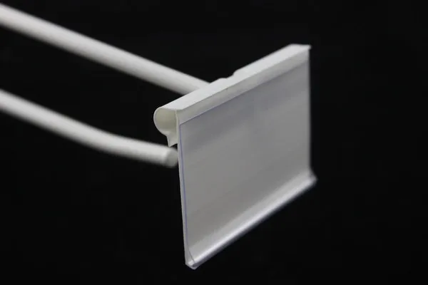 Держатель зажим для ценового знака 8*4 см Т образный крючок возможности