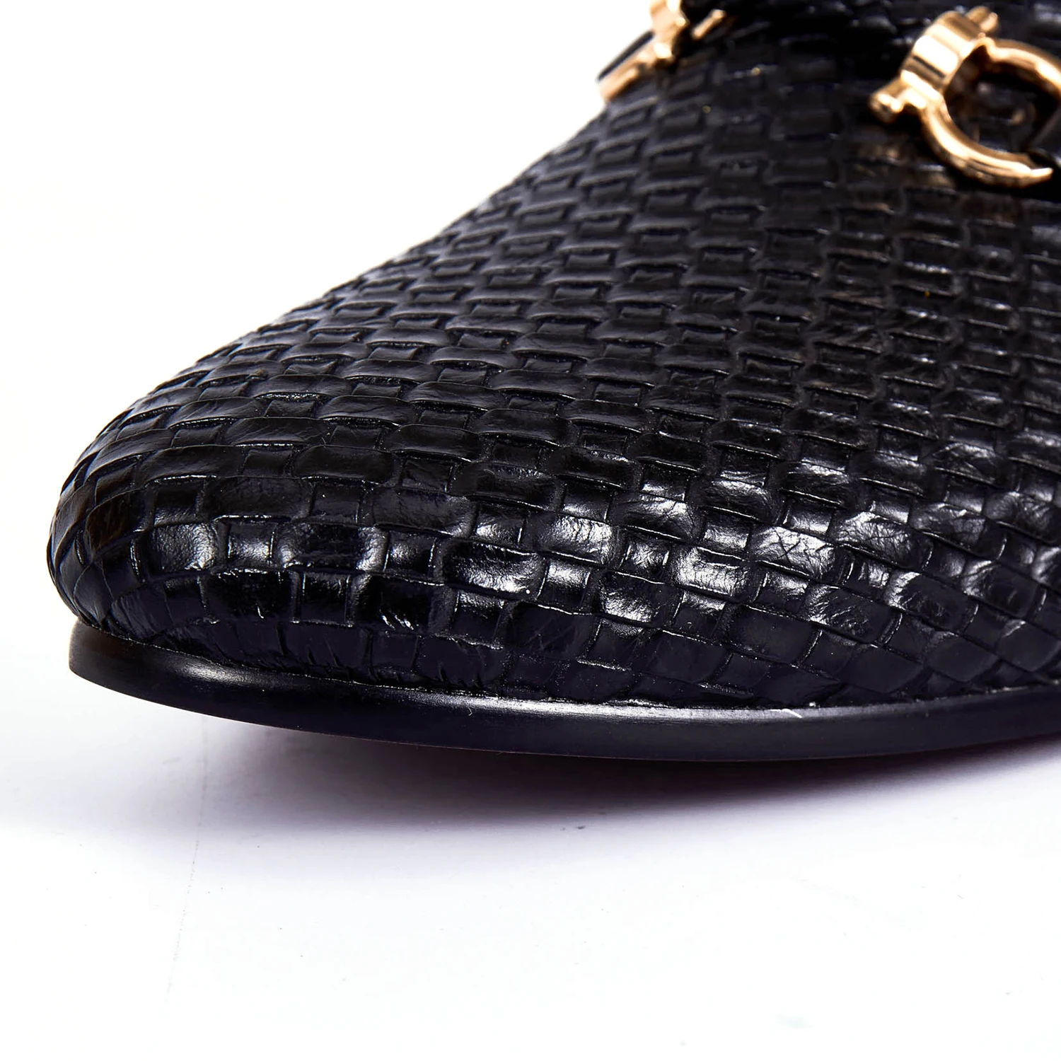 Мужские туфли из ткани и кожи размеры 6 14|flats black|flats strapflats men |