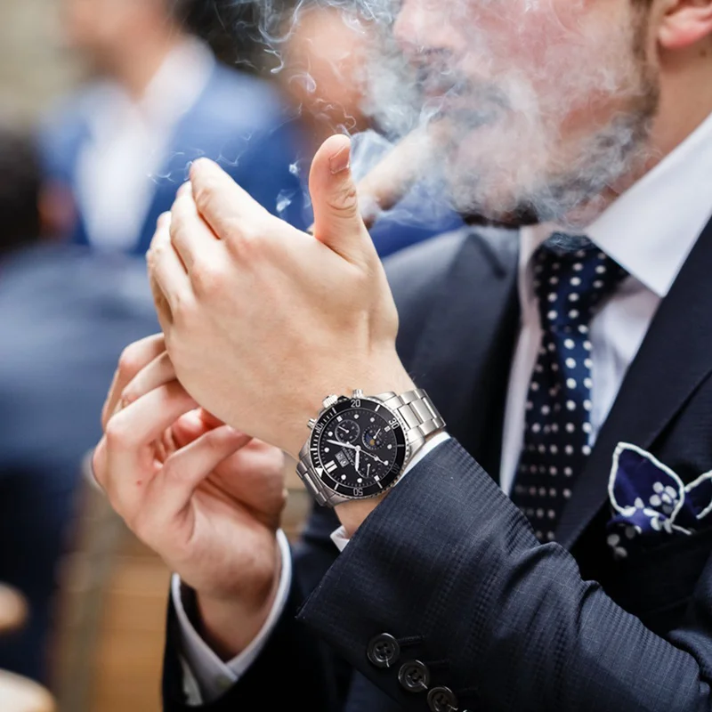 2019Carnival moon phase мужской роскошный бренд часов автоматические механические часы
