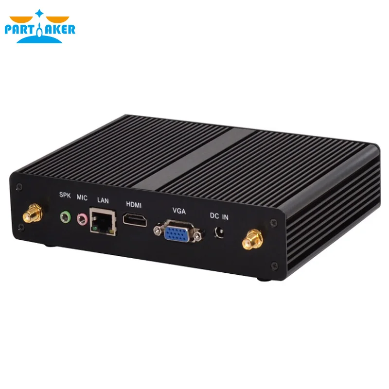 Причастник P4 Barebone PC Intel четырехъядерный процессор J1800 J1900 безвентиляторный