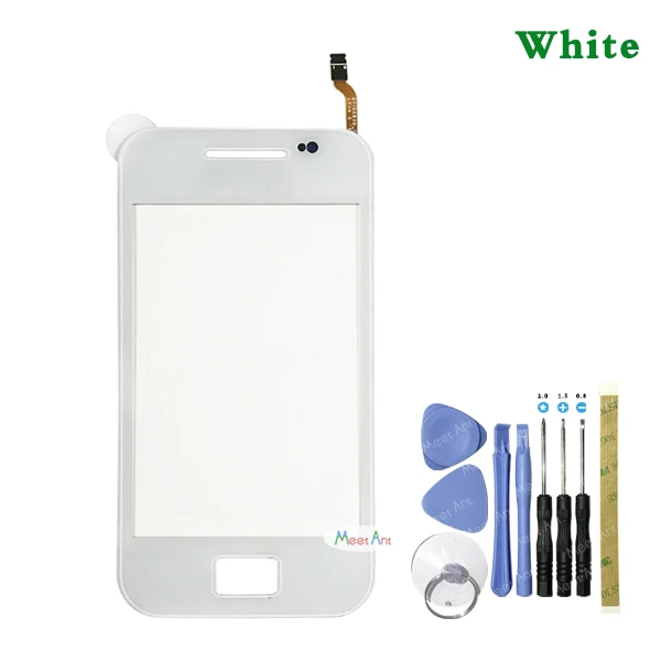 S5830i Whiteand Tool Высокое качество 3," для samsung Galaxy Ace S5830 S5830i GT-S5830 сенсорный экран дигитайзер сенсор внешняя стеклянная панель объектива - Цвет: S5830i Whiteand Tool