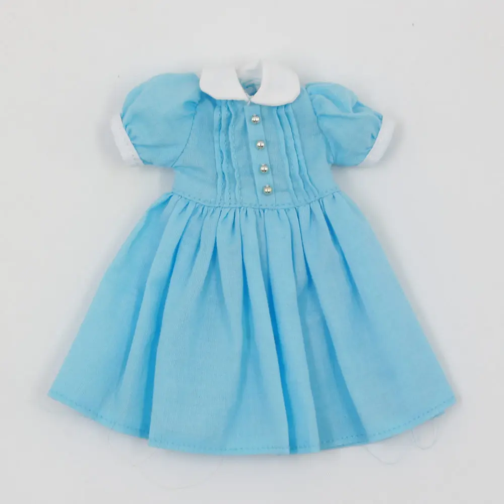 Наряды для куклы Blyth, розовое, желтое и голубое платье, костюм для 1/6, pullip jerryberry licca icy dbs doll - Цвет: like the picture