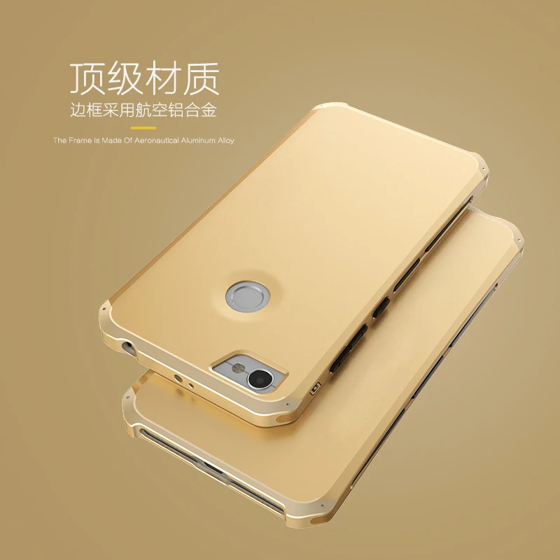 Чехол для телефона Xiaomi Redmi Note 5A Алюминиевый металлический каркас Чехлы Жесткий ПК