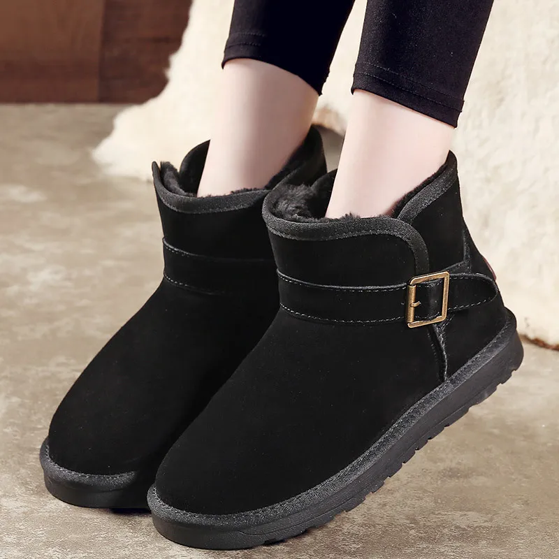 

NORBERG New Women Boots Female Down Winter Boots Waterproof Warm Ankle Snow Boots Ladies Shoes Woman Casual Booties