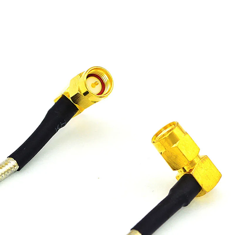 RG402 15 см полугибкий SMA штекер к прямоугольный коннектор Pigtail Удлинительный
