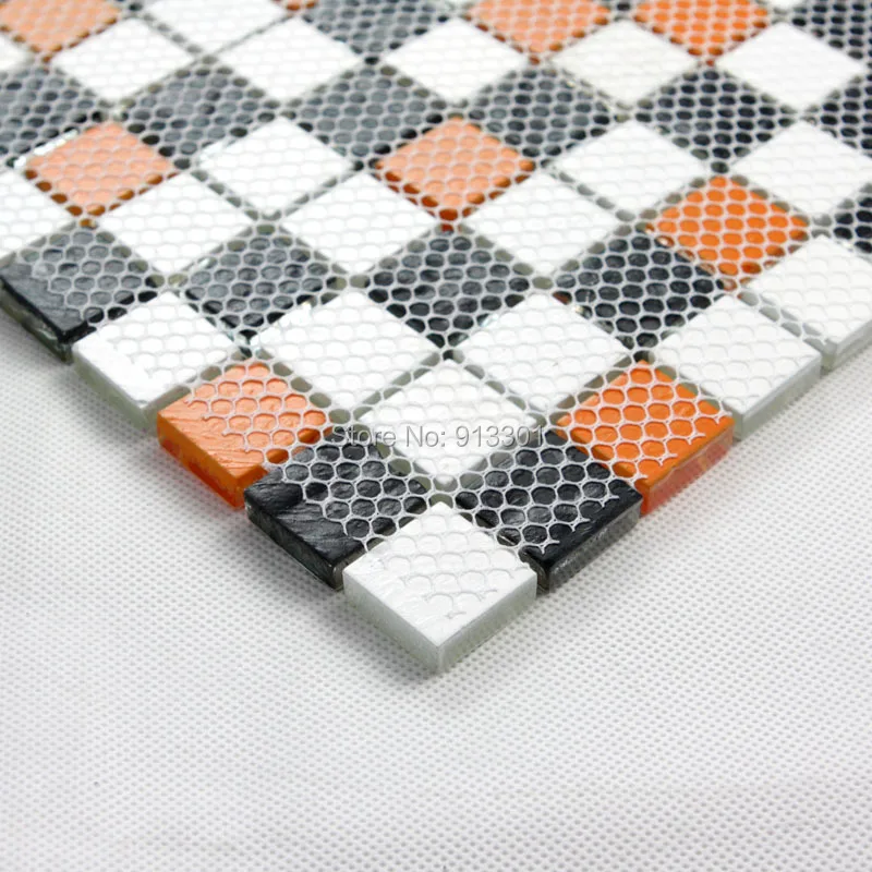 Стеклянная мозаика радужный настенная плитка кухня обратно всплеск хрусталя