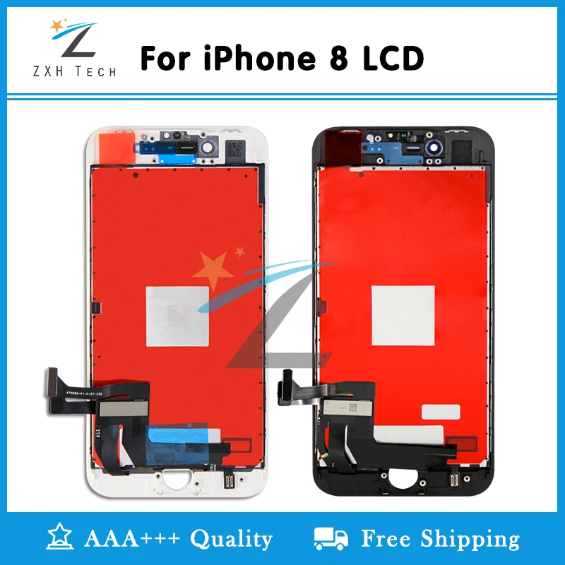 5 шт./лот доставка DHL мобильный телефон ЖК дисплей для iPhone 8 /8 plus сенсорный 3D экран