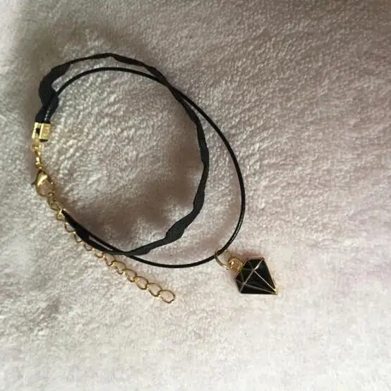 L 140 новый черный кружевной черно-белый кулон-браслет летние длинные кружевные