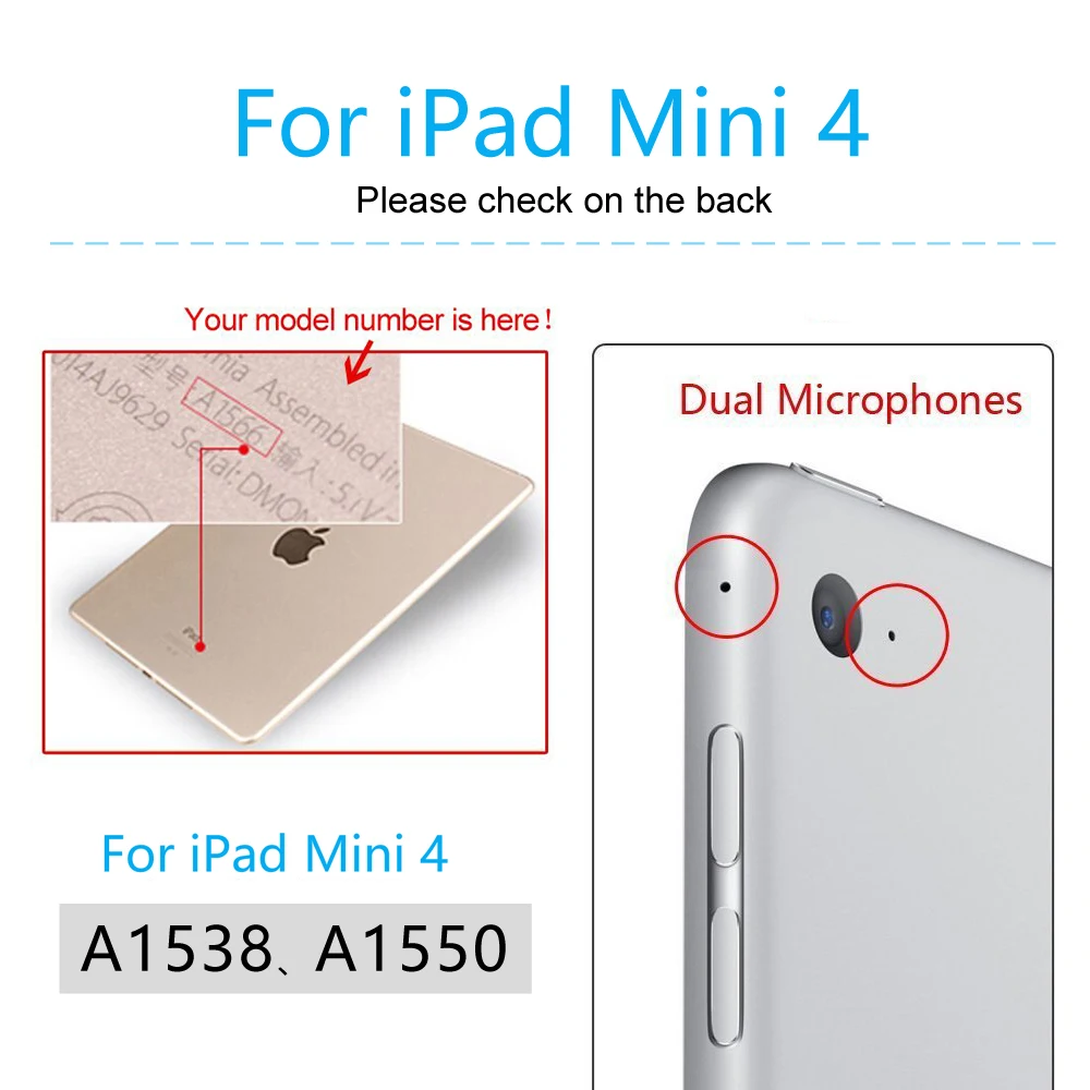 Smart Cover для ipad mini 5 Чехол, GOLP из искусственной кожи чехол для ipad mini, тонкая откидная задняя крышка-подставка для ipad mini 5 4 3 2 1 чехол