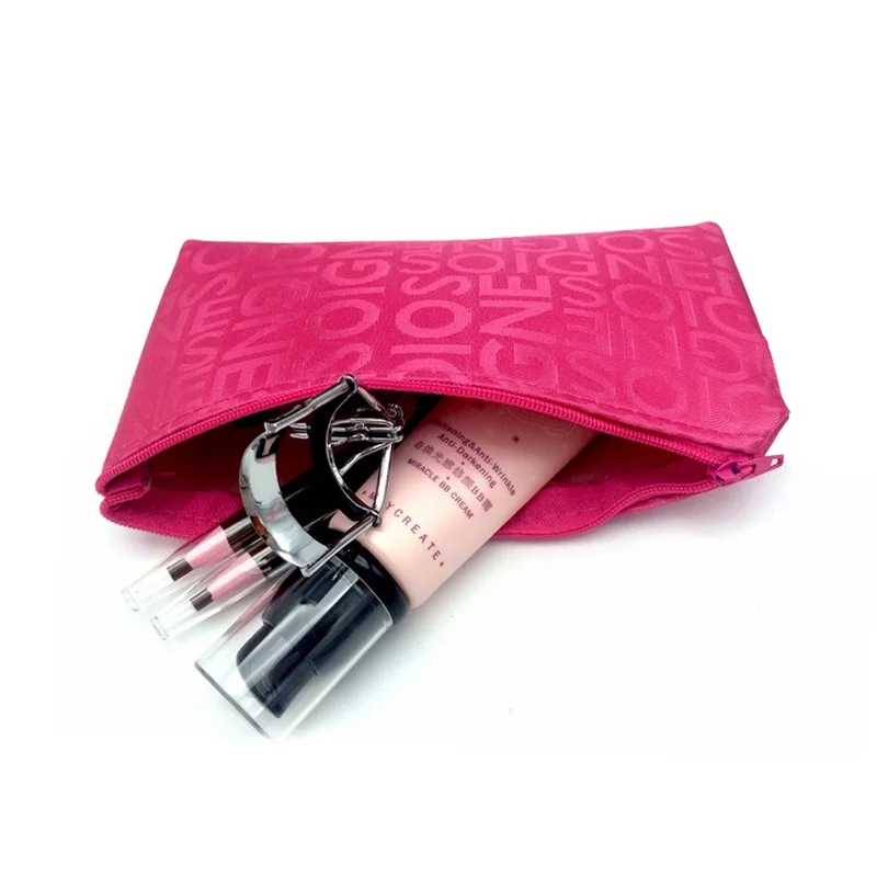 Женская Корейская косметичка маленькая с буквами дорожпосылка сумка для