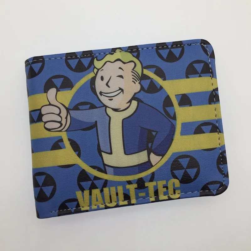 Игровой кошелек Fallout для молодых людей, держатель для карт, цена в долларах