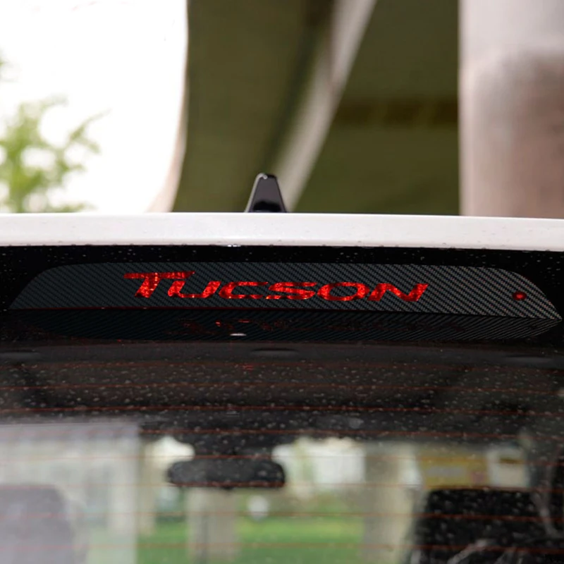 Автомобильные аксессуары углеродное волокно автомобильный тормозной фонарь