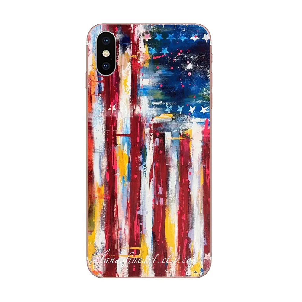 Американский американский флаг для Galaxy Alpha Note 3 4 10 A10 A20 A20E A30 A40 A50 A60 A70 A80 A90 M10 M20 M30
