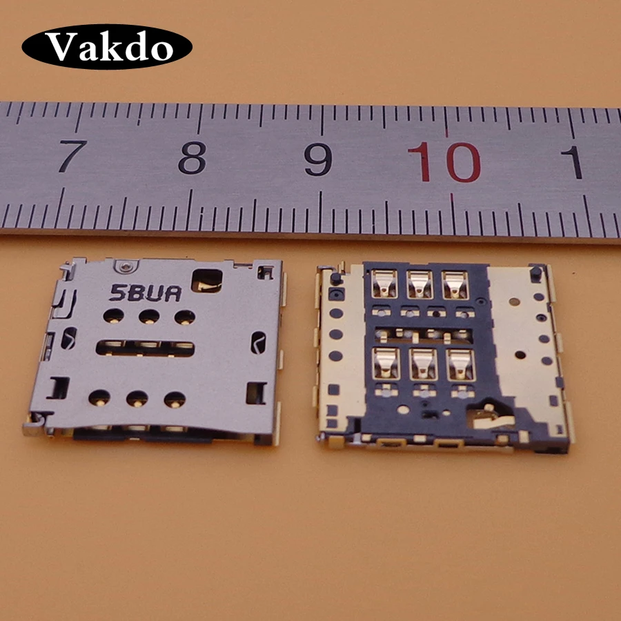 2 шт./лот Новинка гнездо sim-карты держатель лотка Слот Замена разъема для huawei G7 P7 C199 P7-L07 L09 L05 L00 запасных частей