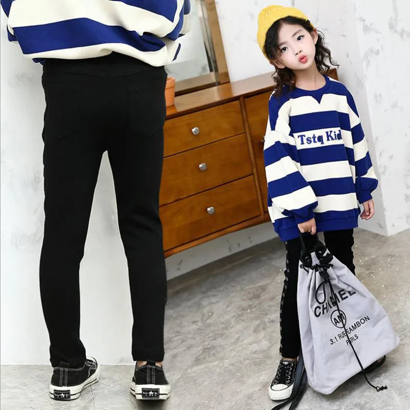 Весна 2019 г. новые корейские модные однотонные штаны с эластичной резинкой на