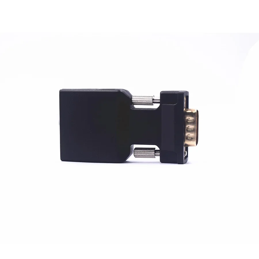 Мини-адаптер VGA-HDMI 1080P конвертер VGA 2 HDMI коннектор с аудио для ПК ноутбука проектора