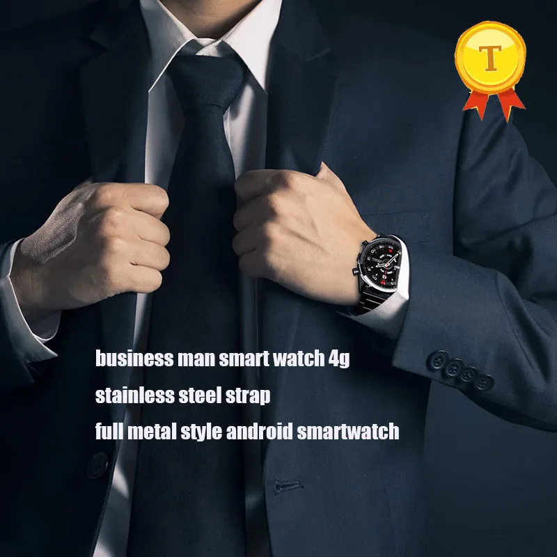 Новое поступление полностью металлические Смарт часы Android 7 1 4G спортивные с GPS hd
