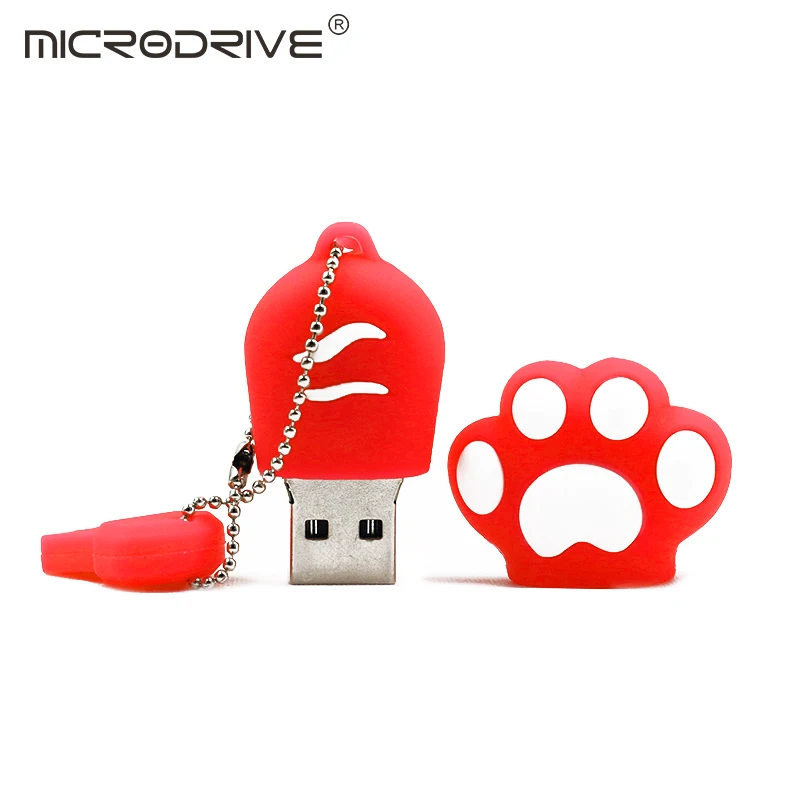 USB флеш-накопитель с милым когтем кошки, 6 цветов, ручка driv Stick, 4 ГБ, 8 ГБ, 16 ГБ, 32 ГБ, 64 ГБ, карта памяти, лучший подарок, флеш-накопитель, u-диск