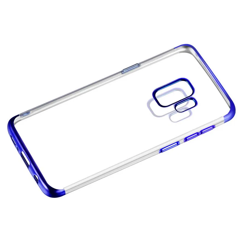 Чехол для Samsung S6 S7 S8 S9 Note 8 9 роскошный противоударный чехол из ТПУ мягкий