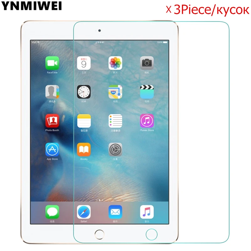 3 шт. 9H закаленное стекло для Apple нового iPad 2017 10 5 дюйма Защитная пленка экрана