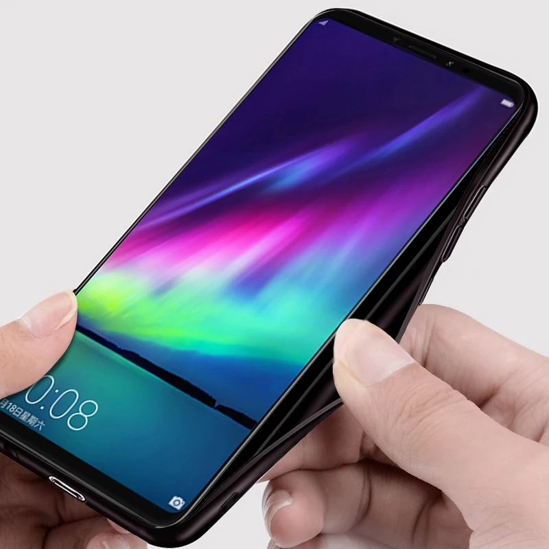 Чехол для Huawei honor note 10 задняя крышка силиконовый тканевый чехол с краями