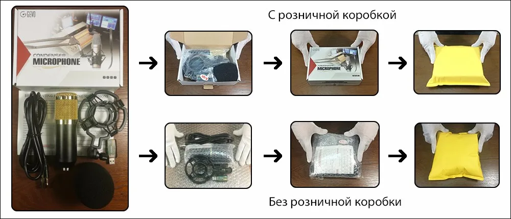 GEVO BM 800 микрофон для компьютера Конденсаторный 3.5 мм Проводной С Антивибрационное крепления для микрофона Для Записи Компьютер Микрофон Microphone For Computer bm-800