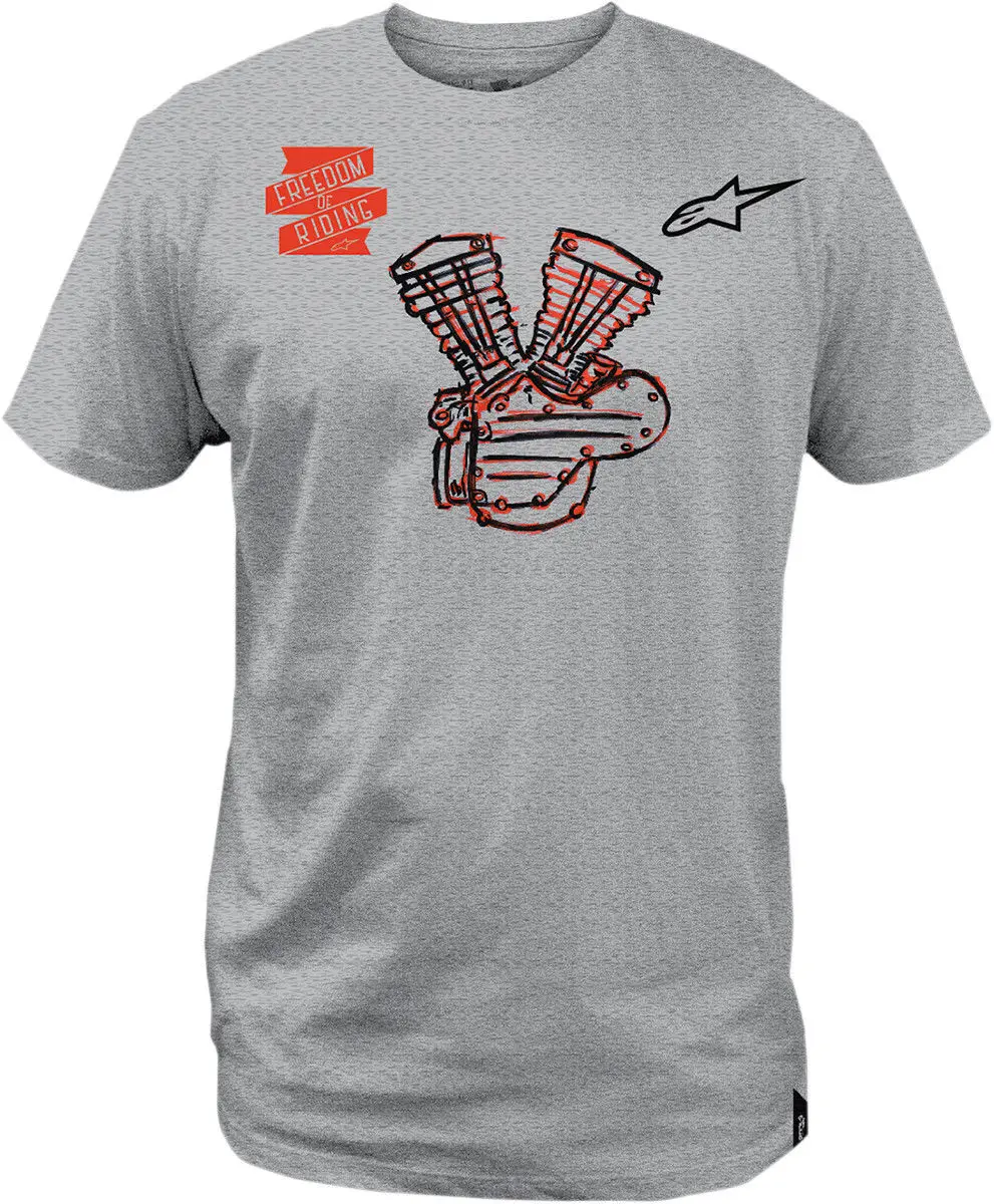 

O-Neck Hipster Tshirts Adult Casual Short Sleeve V8 Car Fans T-Shirt Shirt S-2XL Print T Shirt Men