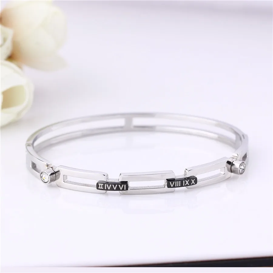 ZINDOV Women Bracelets Bangles Stainless Steel Rose Gold/Gold Colors Austria Crystal Wristband Famous Brand Female Jewelry Gifts | Украшения