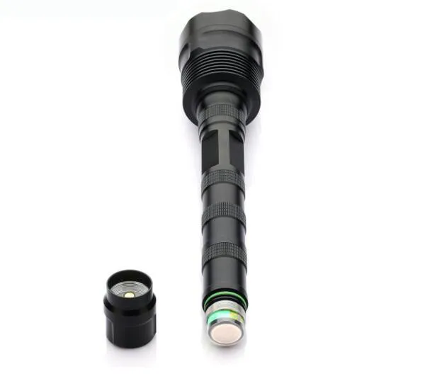 50000 люмен освещения 12T6 светодиодный flash light 12 * L T6 фонарик свет лампы для охоты