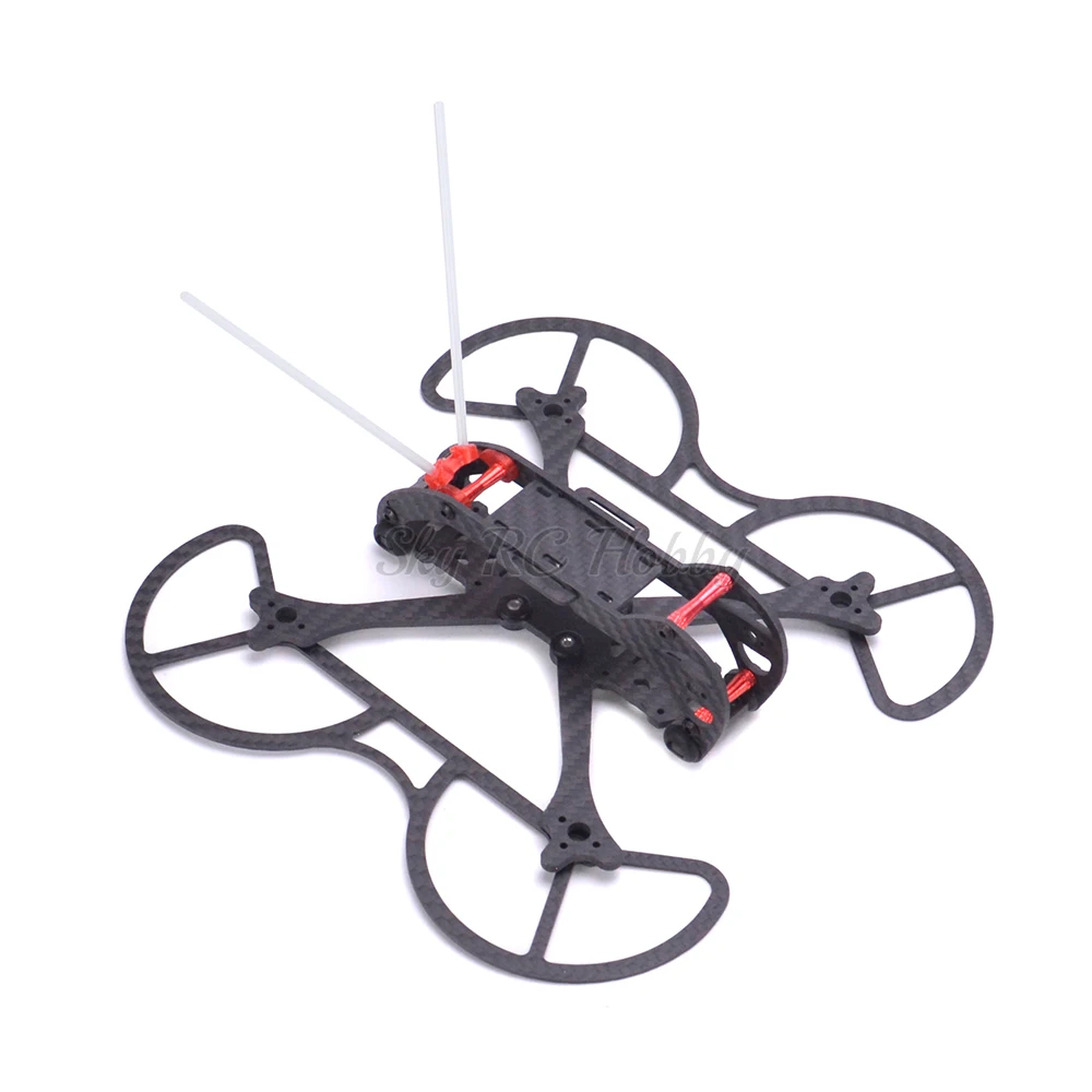 Стойка HSKRC 155 мм для гоночного дрона с функцией FPV протектором пропеллера и