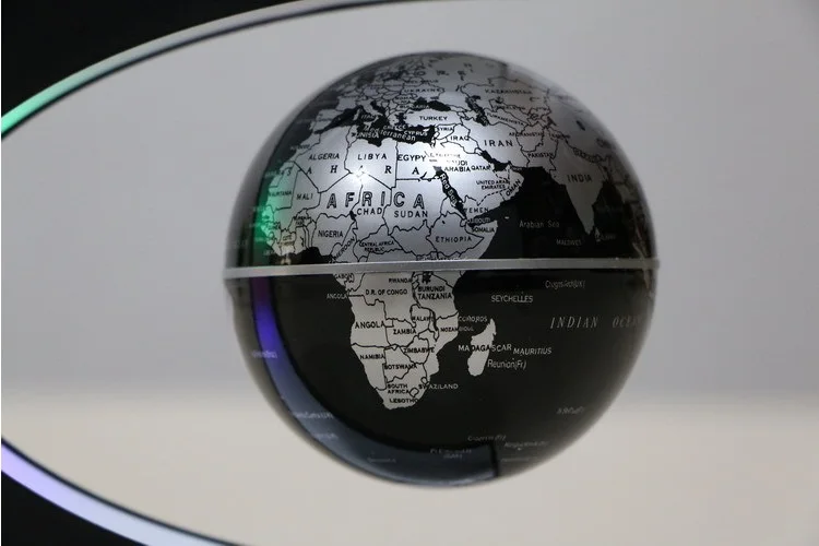 Decoration LED Floating C Shape Magnetic Levitation Globe World Map | Дом и сад