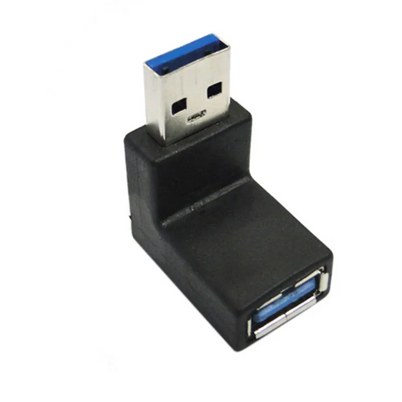 Низкопрофильный 90 градусный вверх угловой адаптер USB 3 0 удлинитель штырь