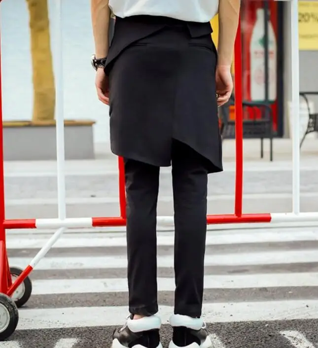 Мужские прямые брюки повседневные свободные шаровары весна 2019 27 44|fashion harem pants|fashion