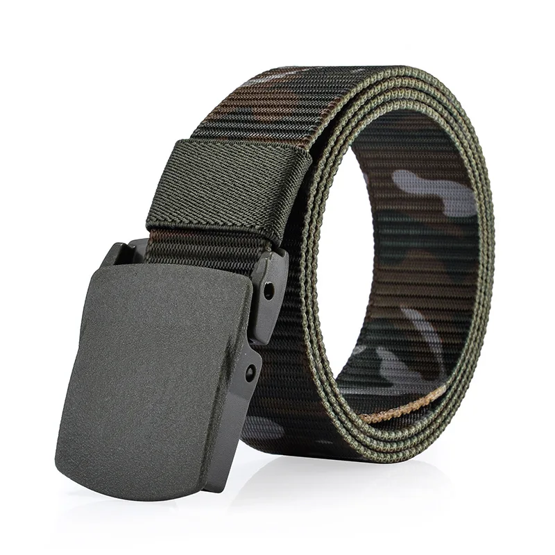2017 дизайнерские Ремни для Для мужчин Одежда высшего качества камуфляж холст