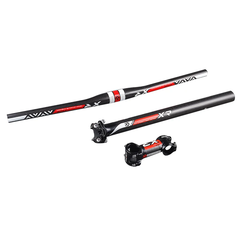 XRIDE XR углеродный руль MTB комплекты для руля велосипеда горный велосипед плоский