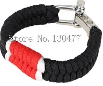 Новый стиль регулируемая скоба бразильский браслет jiu jitsu paracord из ленты для