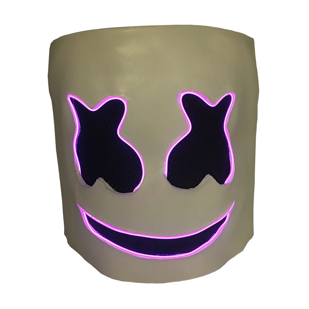 DJ Marshmello шлем полного Косплэй Хэллоуина музыкальный фестиваль вечеринок со