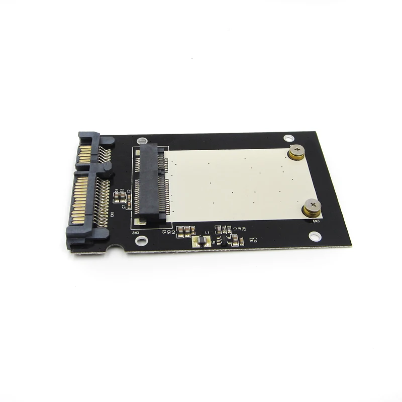 Новый 50 мм Маленькая плата mSATA SSD до 2 5 &quotSATA диск конвертер адаптер для Windows2000/XP/7/8/10