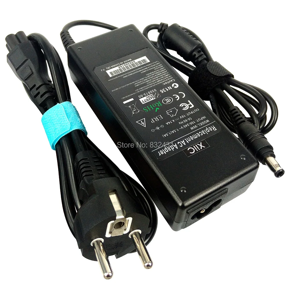 Xiic 19 V 4.74A ноутбук адаптер переменного тока для SAMSUNG R540 R530 510 R580 R428 R720 R520 R522 R65 Тетрадь Зарядное устройство переменного тока 5,5*3,0 мм