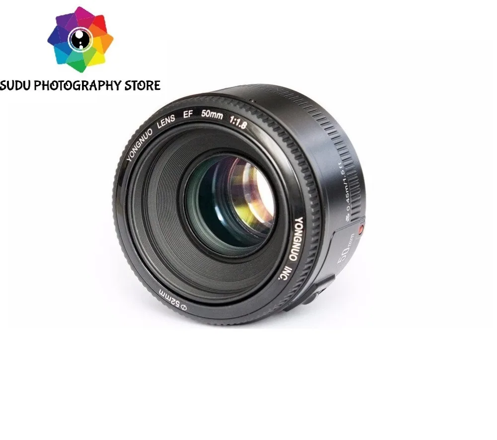 YONGNUO YN 50 мм EF F/1,8 объектив с автофокусом для Canon EF Mount объектив