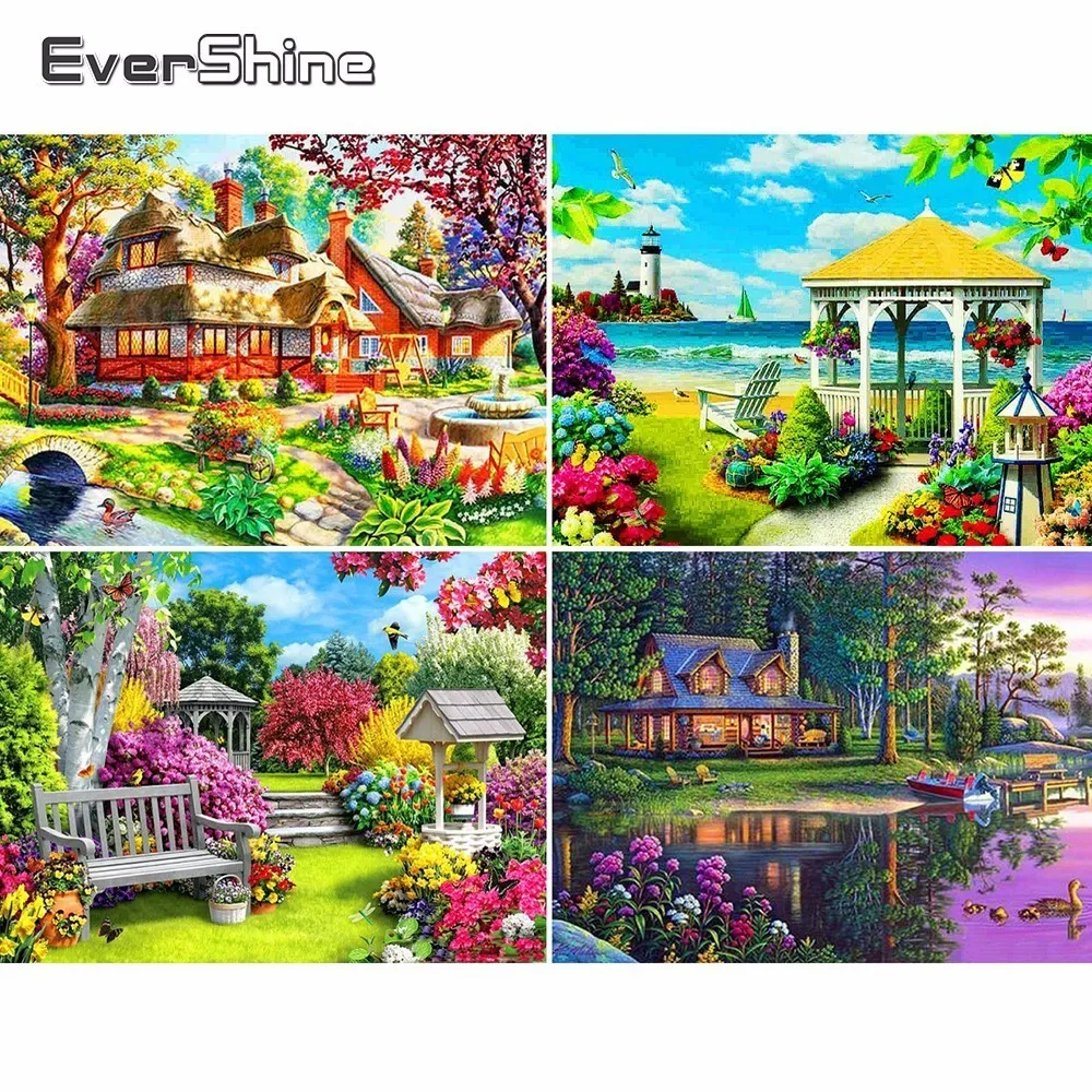 Evershine 5D Алмазная мозаика распродажа садовая вышивка крестиком алмазная картина