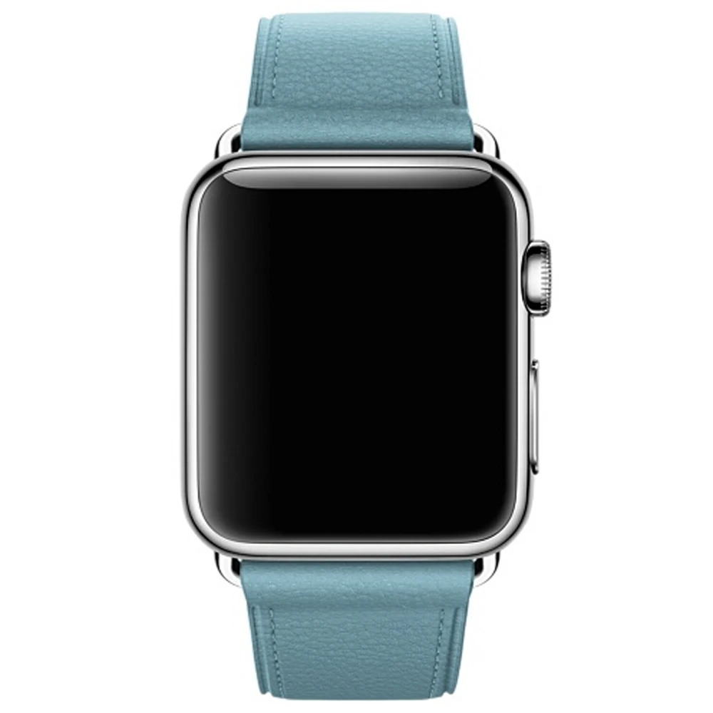 Joyzoy для наручных часов iwatch серии пояса 4/3/2/1 натуральная кожа запястья кожаный браслет, ремешок для наручных часов Apple Watch, ремешок в одиночку 38 мм 42 мм 40 мм 44