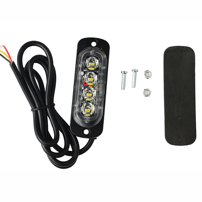 Пара 4 водить автомобиль мерцающий светильник дневного вождения проблесковый