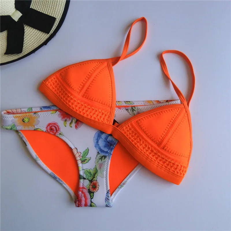 Новинка 2018 сексуальный комплект бикини с треугольным микро покрытием