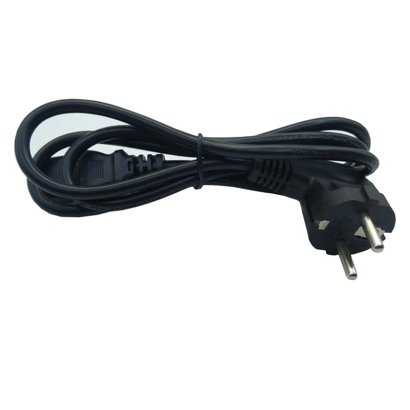 1 2 м ЕС/Европа 3Pin Мощность кабель ЕС 3 зубец ноутбук адаптер переменного тока