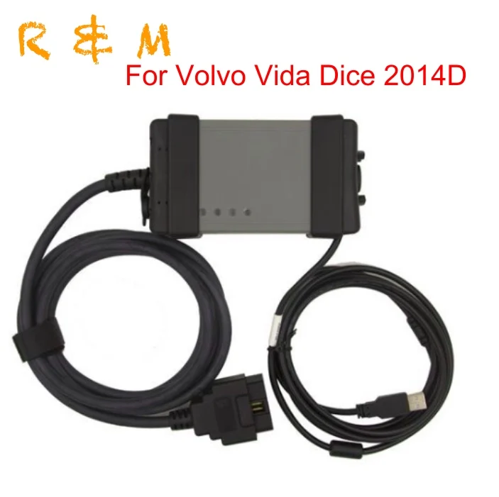 Для Volvo Vida Dice 2014D Автомобильный сканер для с полным чипом DICE диагностическое
