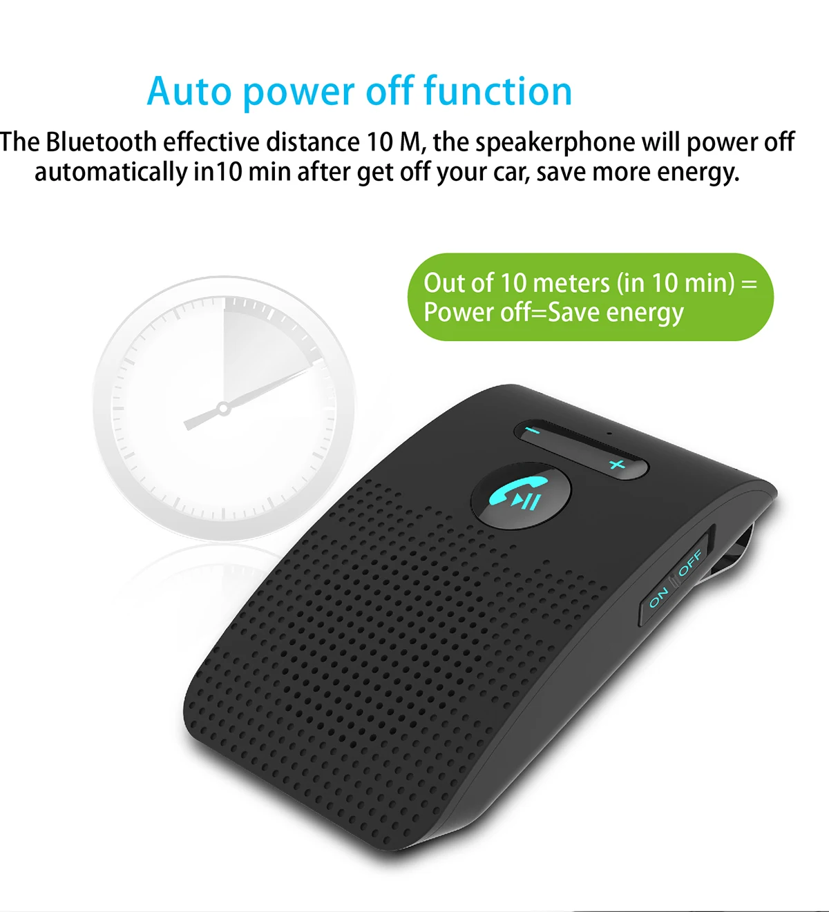 Bluetooth Handsfree автомобильный Bluetooth солнцезащитный козырек Громкая связь Bluetooth автомобильный комплект многоточечный Громкая связь 4,1 edr беспроводной bluetooth